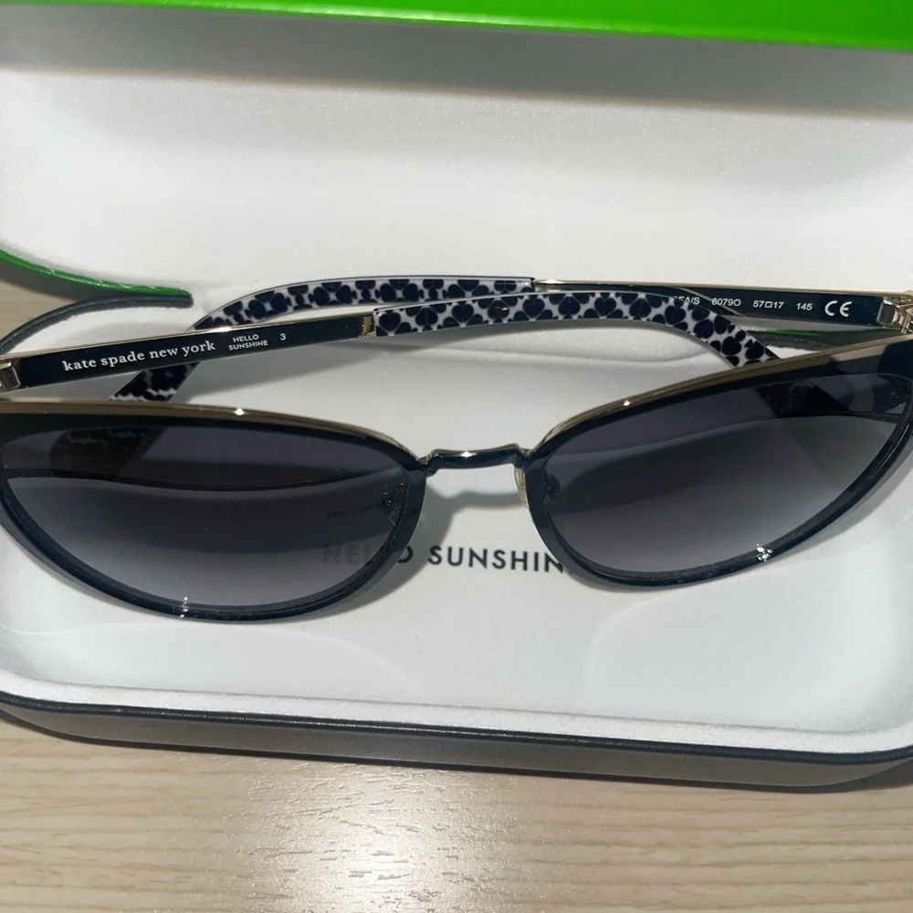 Authentic Kate Spade Grey Shaded Cat Eye Ladies Sunglasses JABREA/S 0807/90- NIC
